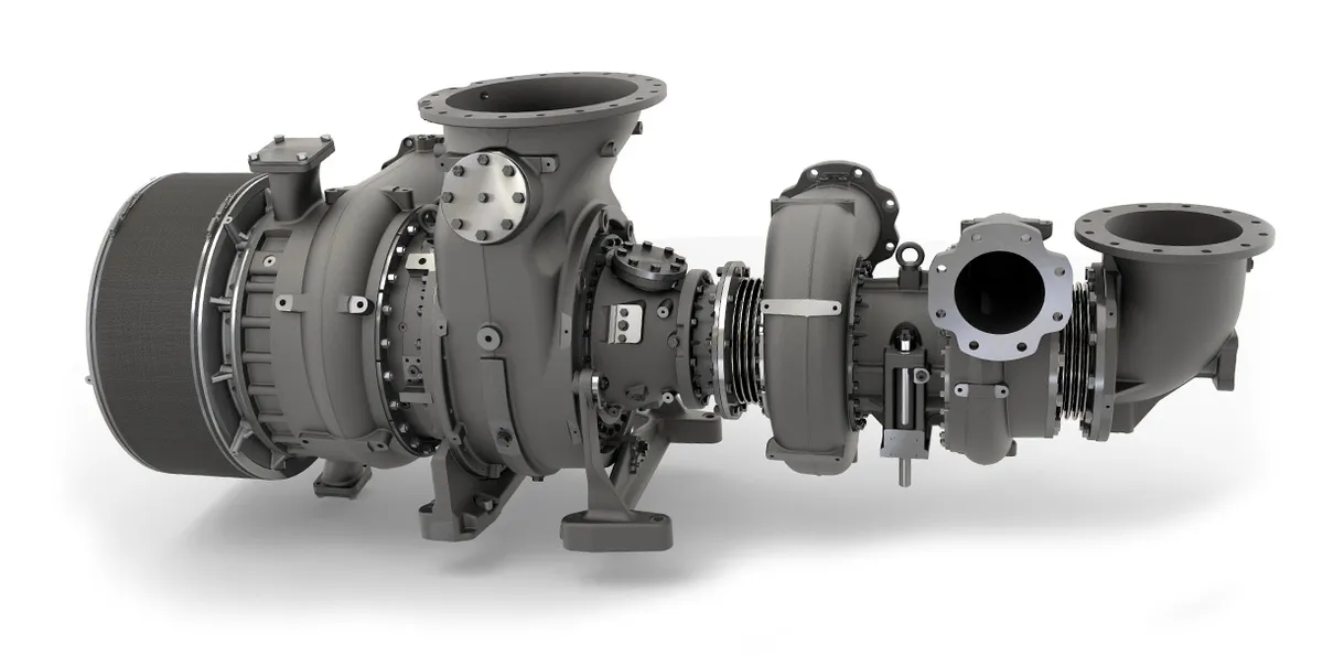 KBB K2B two-stage turbocharging system with axial turbine
