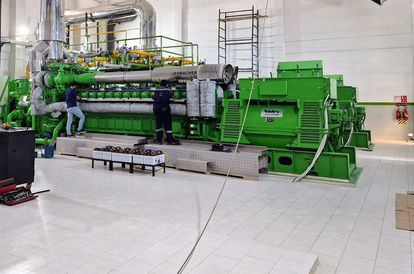 Gas engine genset hall - power generation