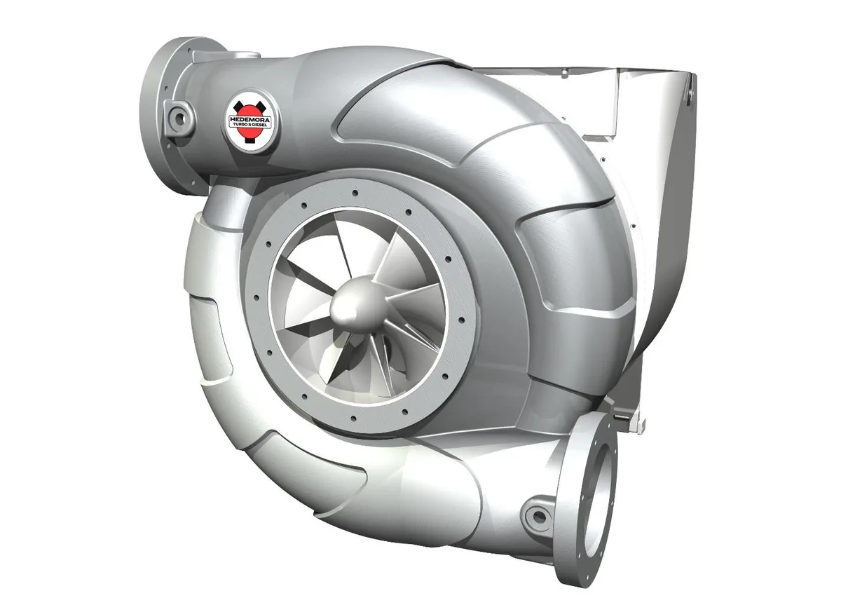 Hedemora HS series turbocharger, manufacturer product view