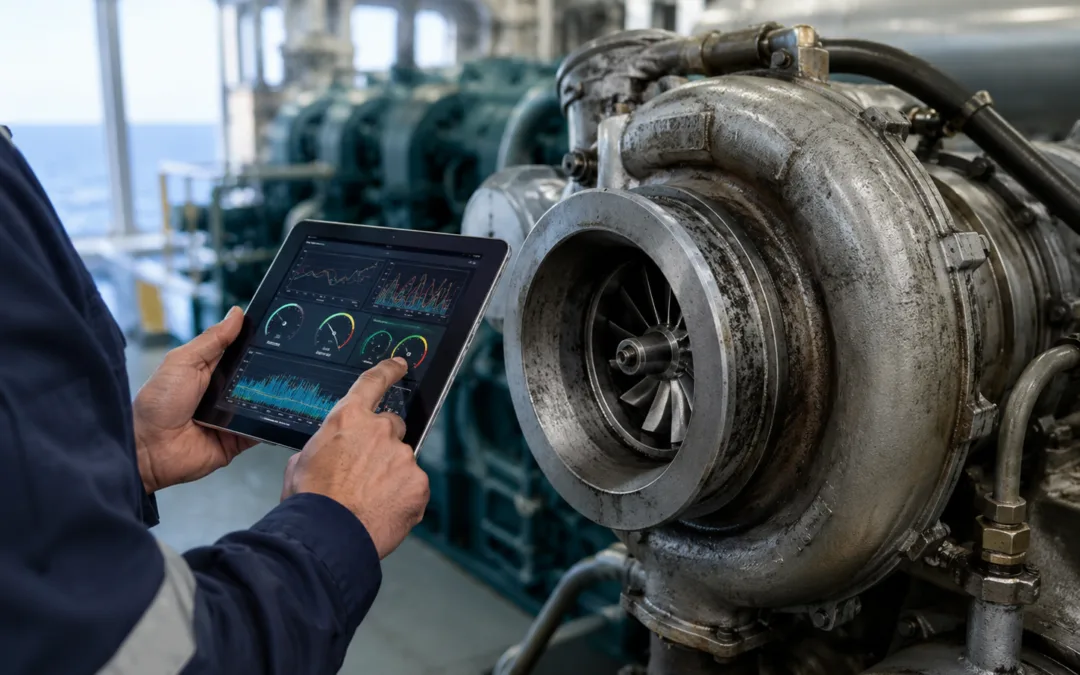How to detect marine turbocharger performance loss